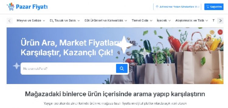 Bakanlık’tan marketfiyati.org.tr internet sitesi